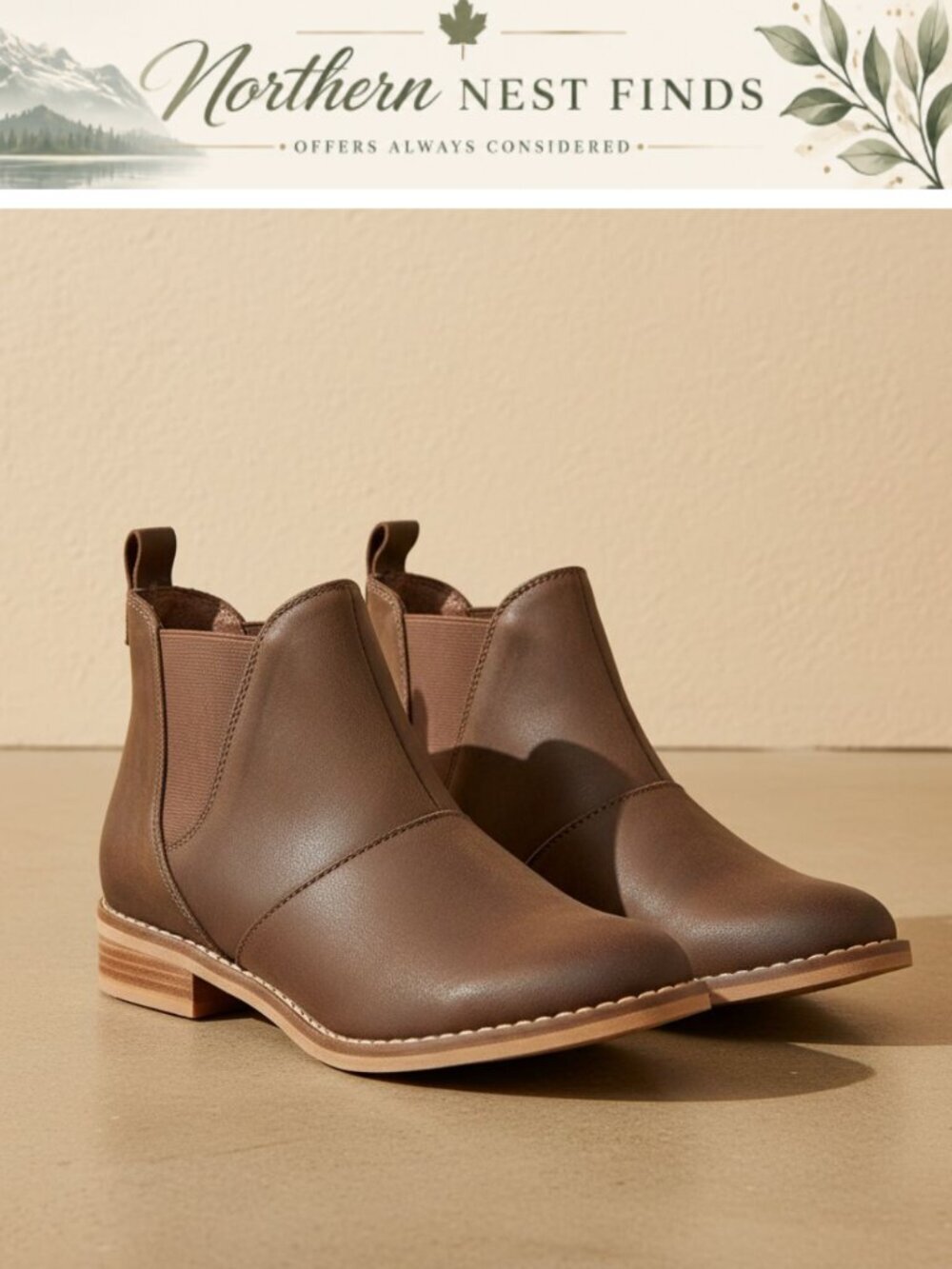 Women's Chelsea Ankle Bootie with Stretch Elastic Side Panels and Pointed Toe
